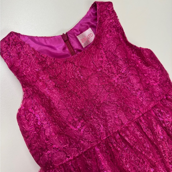 Sparkly Fuchsia Party Dress - Picture 5 of 13
